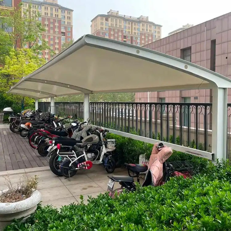 郎溪县膜结构电动车棚